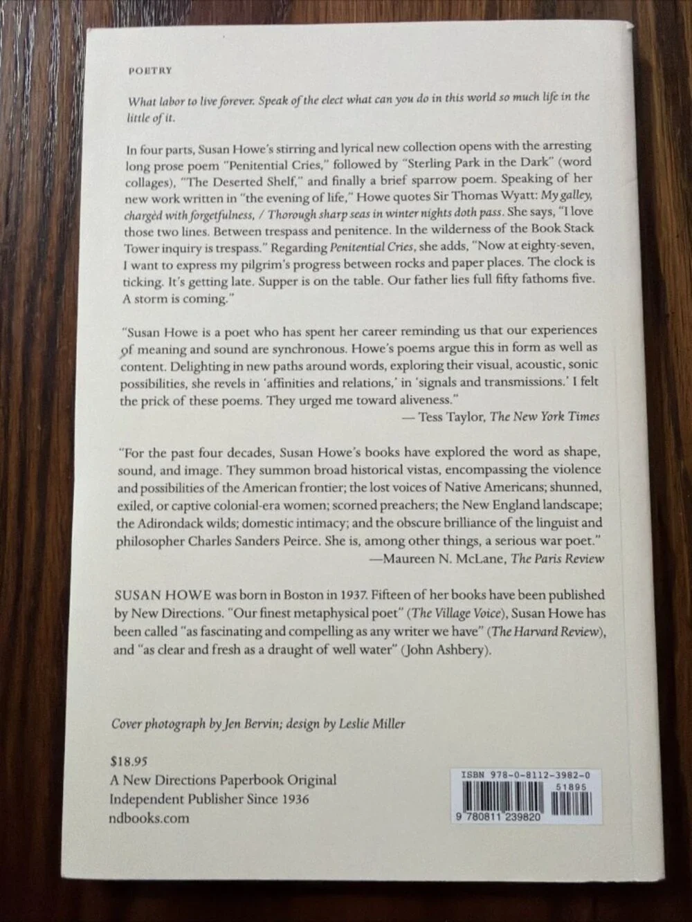 Penitential Cries - Paperback, by Howe Susan - Very Good